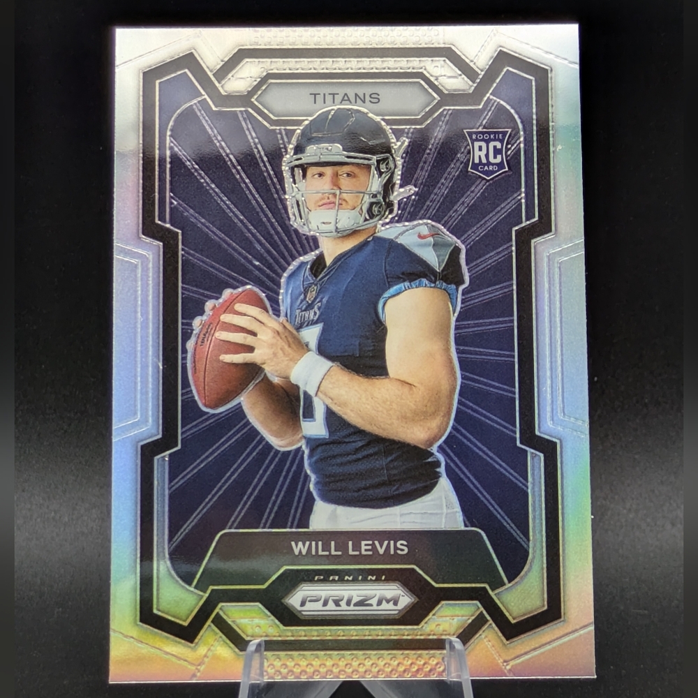 2023 Panini Prizm Rookie Variation Silver Prizm Will Levis #303 Rookie Titans RC - Picture 1 of 6